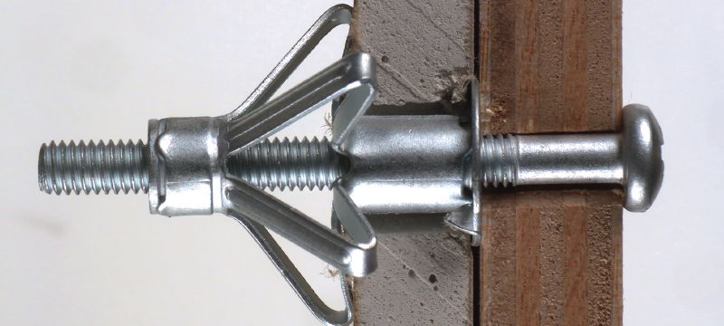 HHD-S Cavity anchors Economical cavity anchor for light-duty fastenings in hollow brick and drywall Applications 1