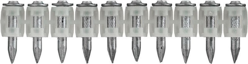 X-GN MX Concrete nails (collated) Collated nails for fastening to concrete and other base materials using the GX 120 gas nailer