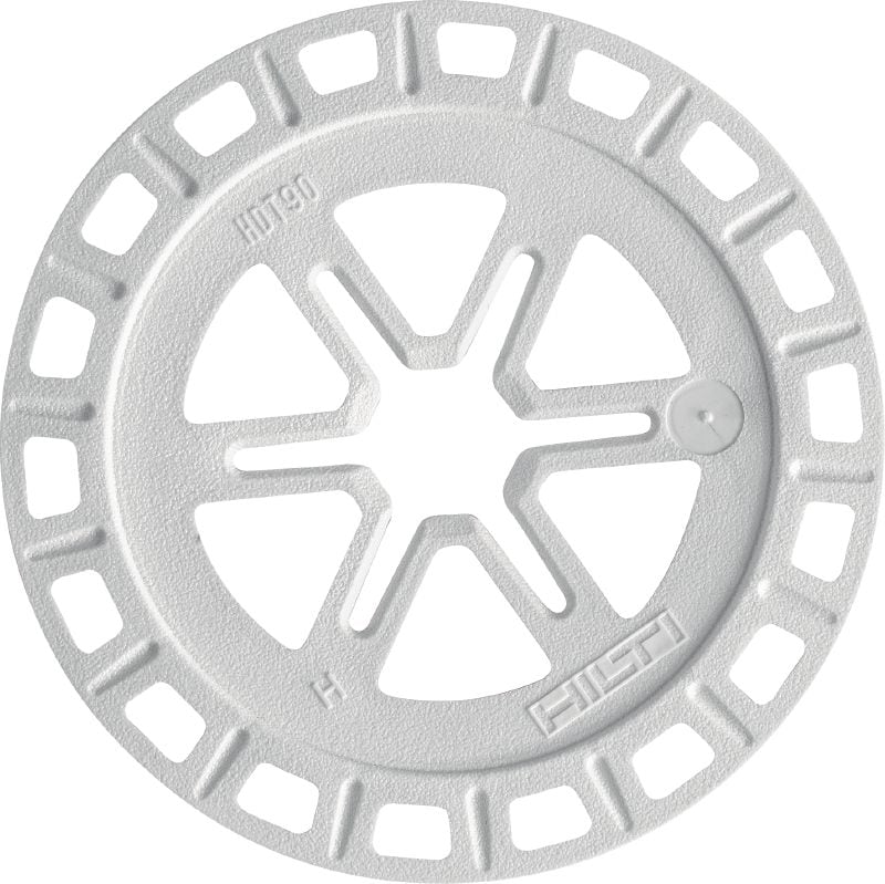 IDMS Insulation fastening mandrels Installation plate for use with compatible mandrels when fastening softer insulation material