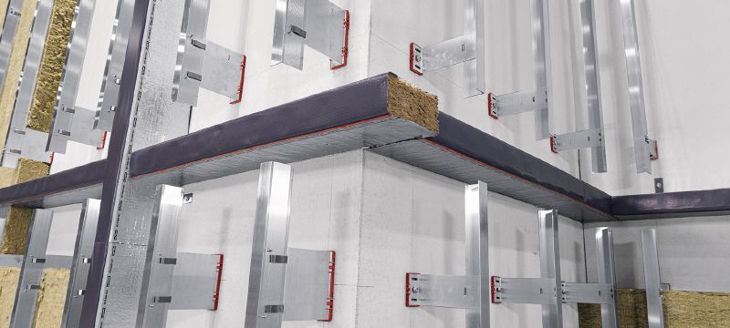 CFS-VB E60 Cavity barrier 25mm air gap Pre-formed fire cavity barrier for rainscreen cladding with 60 minutes of fire integrity and air gaps up to 25 mm Applications 1