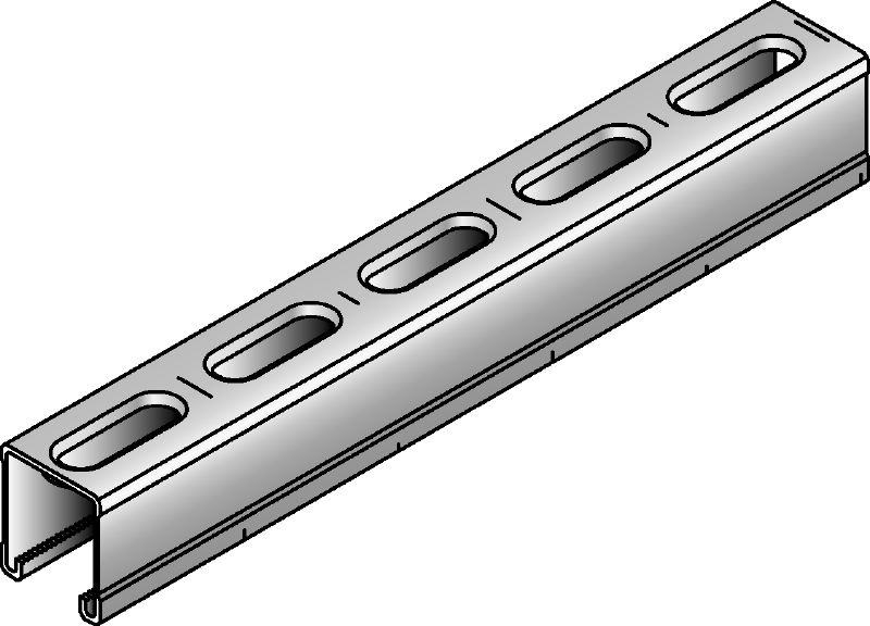 MM-C-36 C-Channel profile Galvanized C-Channel profile for light/medium-duty applications