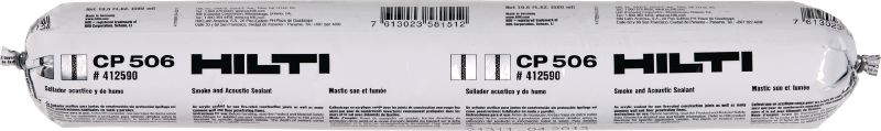 CP- 506 Smoke and acoustic sealant Low-shrinkage and paintable smoke and acoustic sealant