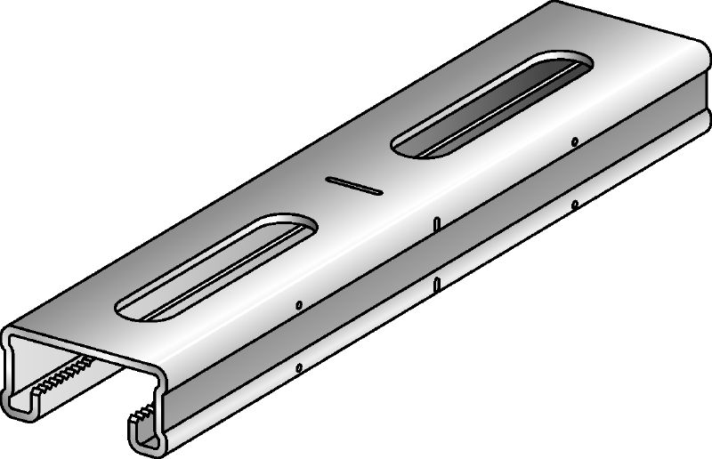 MQ-21-F C-Channel profile Hot-dip galvanized (HDG) C-Channel profile for light-duty applications