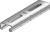 MQ-21-F channel Hot-dip galvanized (HDG) 21 mm high MQ strut channel for light-duty applications