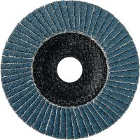 AF-D FT SP Flap disc Premium fiber-backed flat flap discs for rough to fine grinding of stainless steel, steel and other metals