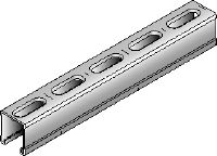 MM-C-36 Galvanized 36 mm high MM strut channel for light- to medium-duty applications