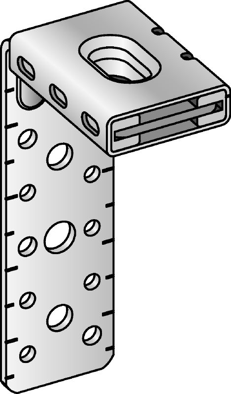 MVA-LC ventilation support Galvanized air duct bracket for fastening or hanging ventilation ducts